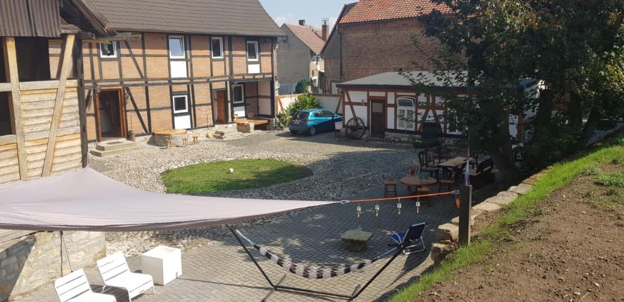 Mario'S Fachwerkhaus Am Huy Villa Eksteriør billede